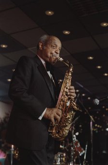 Benny Carter, The Jazz Inn Party All Star Big Band, Nordwijk, Netherlands, 1989. Creator: Brian Foskett.