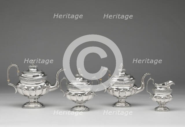 Tea and Coffee Service, 1818. Creator: John Crawford.