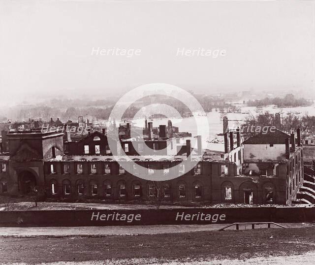 Ruins of Arsenal, Richmond, Virginia, 1865. Creator: Alexander Gardner.