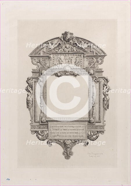 French Mirror of the XVI Century, 1865. Creator: Jules-Ferdinand Jacquemart.