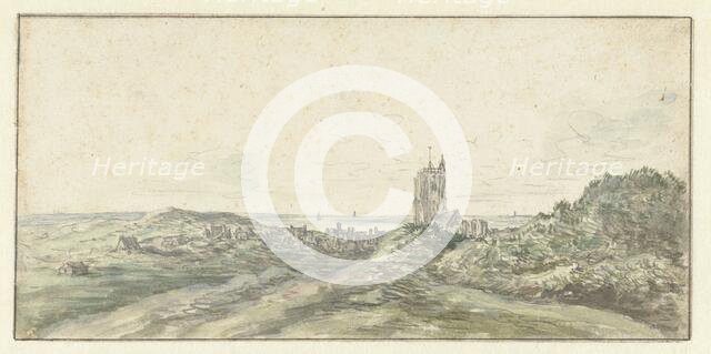 View of Egmond aan Zee, 1606-1656. Creator: Jan van Goyen.