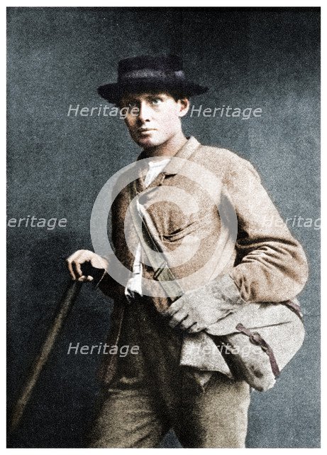 Edward Whymper, British mountaineer, 1865 (1956). Artist: Unknown.