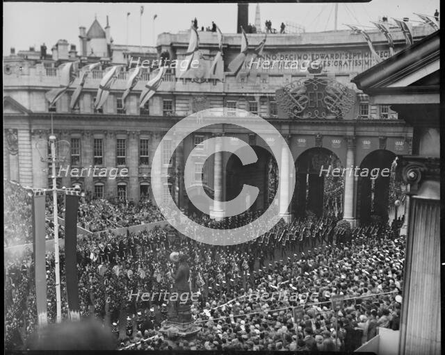 Coronation of Queen Elizabeth II, The Mall, City of Westminster, London, 1953. Creator: Ministry of Works.