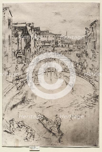 The Bridge, 1886. Creator: James McNeill Whistler (American, 1834-1903).