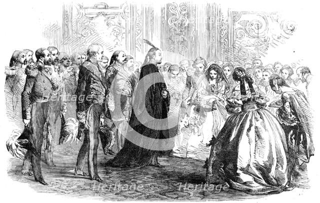 The Sultan at the Fancy-Dress Ball given by the Viscountess Stratford de Redcliffe, at the British E Creator: Unknown.