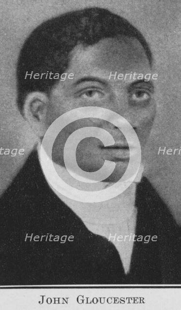 John Gloucester; the founder of the first African Presbyterian Church in Philadelphia in 1807, 1921. Creator: Unknown.