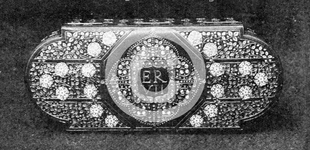 The case of the key presented to the King at the opening of the Victoria and Albert Museum, 1909. Creator: Unknown.