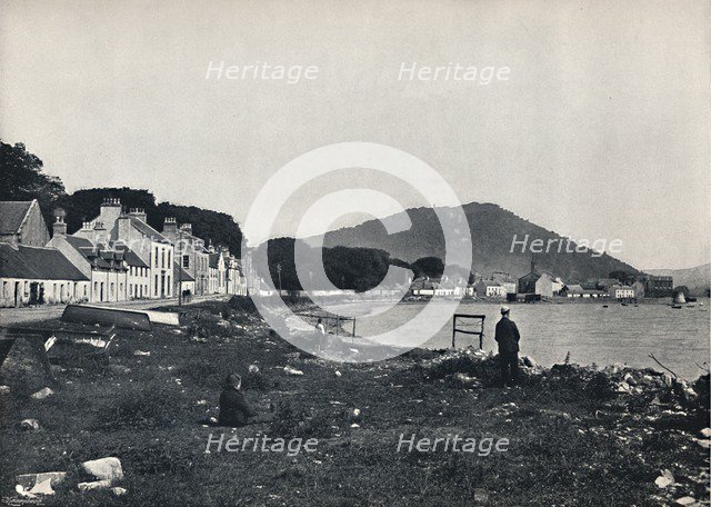 'Inveraray - The Town and the Hill of Duniquoich', 1895. Artist: Unknown.