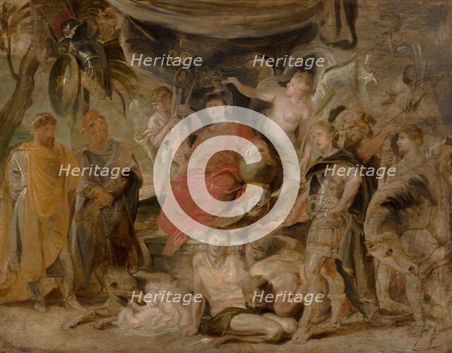 The Triumph of Rome: The Youthful Emperor Constantine Honouring Rome. Creator: Peter Paul Rubens.