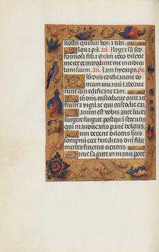 Decorated Text Page; Spinola Hours, about 1510-1520. Creator: Unknown.