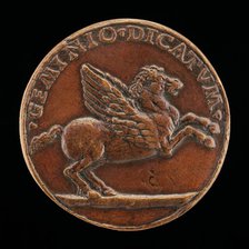 Pegasus [reverse], c. 1485. Creator: Niccolo Fiorentino.