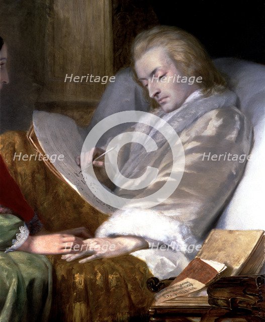 Wolfgang Amadeus Mozart (1756-1791), Austrian composer Mozart composed the Requiem in 1791, detai…