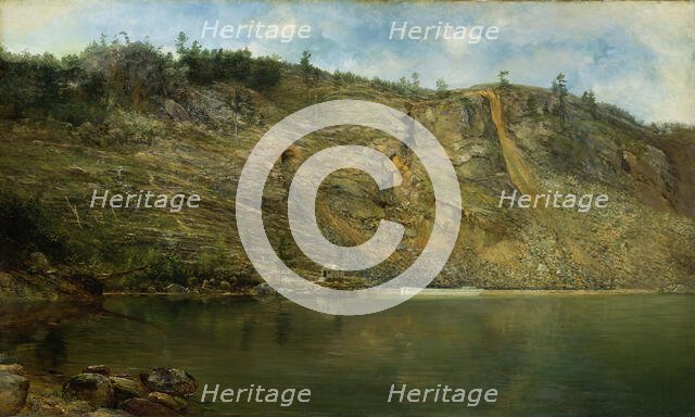 The Iron Mine, Port Henry, New York, ca. 1862. Creator: Homer Dodge Martin.