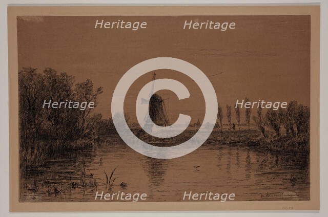 Along the River Gein, between 1860 and 1924. Creator: Carel Nicolaas Storm.