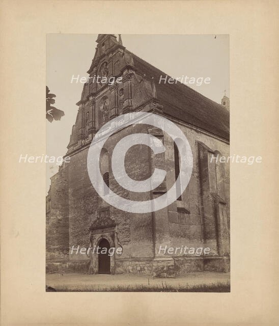 Church of the Holy Trinity - fragment of the body seen from the south-west, Nowy Korczyn, 1895-1905. Creator: Unknown.