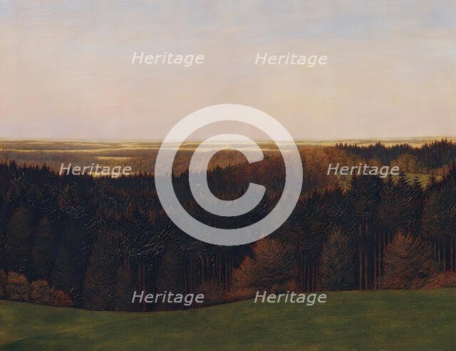 Above all summits there is peace, 1908. Creator: Karl Haider.