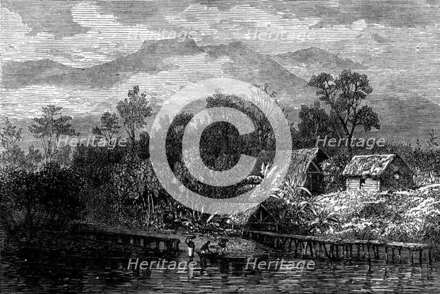 Coaling station, Fernando Po, 1873. Creator: Unknown.