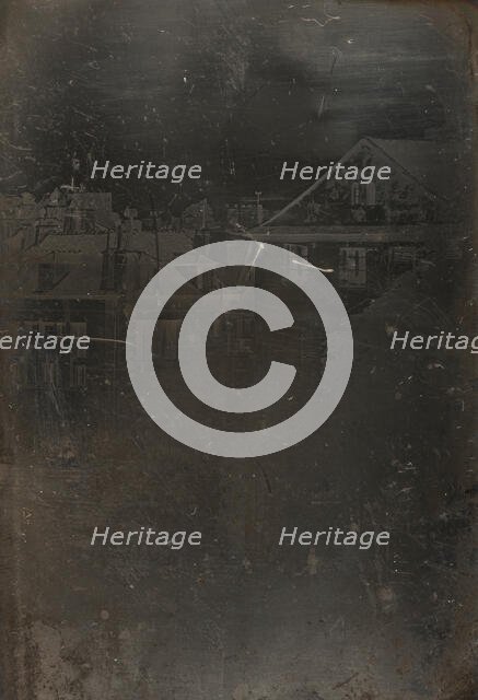 [Rooftops, Paris], August 22, 1843. Creator: Hippolyte Fizeau.