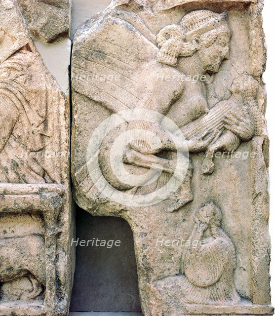Detail of the Harpy Tomb from Xanthos, 5th century BC. Artist: Unknown