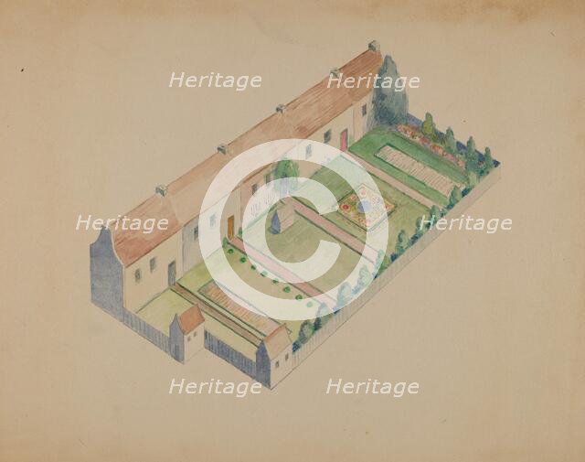 Block Plan, 1935/1942. Creator: George Stonehill.