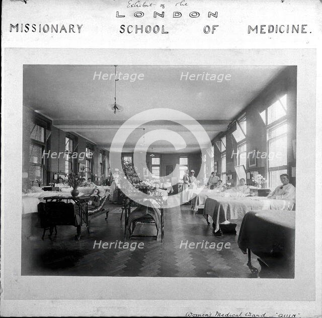 London Missionary School of Medicine: women's medical ward or Quin ward, c1900s. Creator: Unknown.