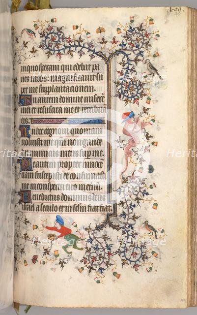 Hours of Charles the Noble, King of Navarre (1361-1425): fol. 199r, Text, c. 1405. Creator: Master of the Brussels Initials and Associates (French).