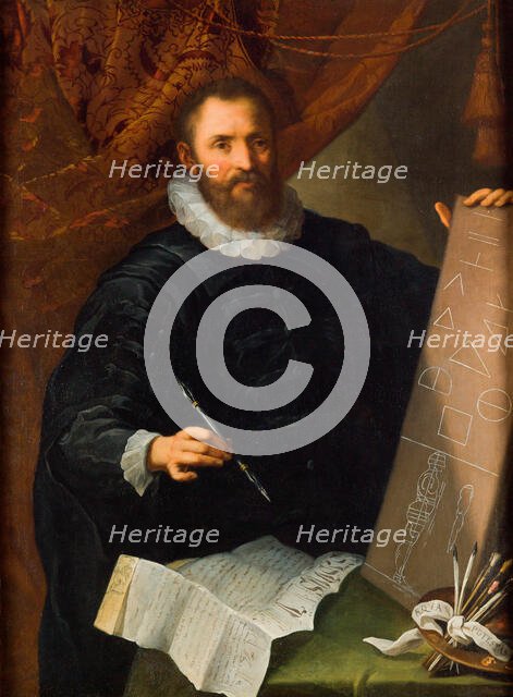 Portrait of Girolamo Muziano , 1695. Creator: Ghezzi, Giuseppe (1634-1721).