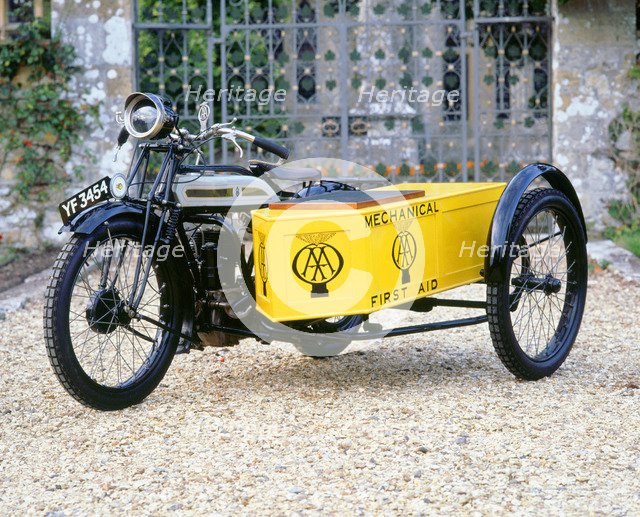 1927 Triumph AA Combination. Artist: Unknown.