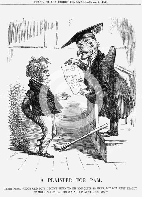 'A Plaister for Pam.', 1858. Artist: Unknown