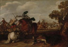 A Cavalry Charge, 1629. Creator: Jan Martszen de Jonge.