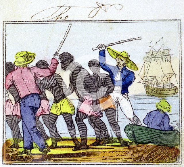 The Landing of Negroes', 1826. Artist: Unknown