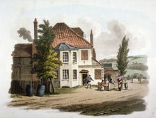 The Farthing Pie House Inn on St Marylebone New Road, London, c1810. Artist: William Pickett
