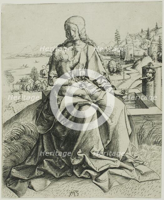 The Madonna by the Fountain, 1501. Creator: Master MZ.