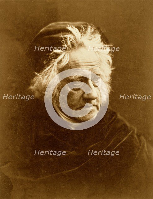 Sir Frederick William Herschel (1738 - 1822), pub. 1867. Creator: Julia Margaret Cameron (1815 - 1879).