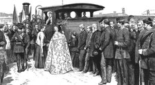 ''Blessing a Railway in Spain; Opening the Aguilas Branch of the Great Southern of Spain Railway', 1 Creator: Unknown.