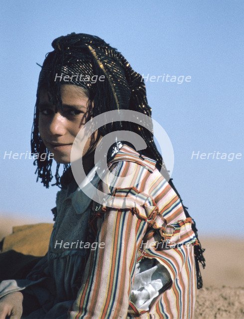 Shepherdess, Calah (Nimrud), Iraq, 1977.