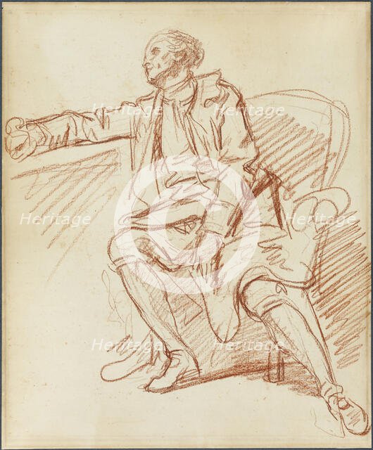 Seated Gentleman, c. 1769. Creator: Jean-Baptiste Greuze.