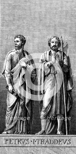 The Vienna Exhibition: tapestries for wall decoration, 1873. Creator: Unknown.