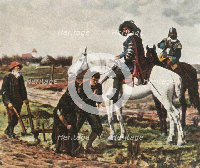 Recruiters in the time of the Thirty Year War, 1618-1648, (1936).  Creator: Unknown.