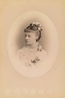 Portrait of Duchess Therese Petrovna of Oldenburg (1852-1883), Princess Romanovskaia, c. 1880.