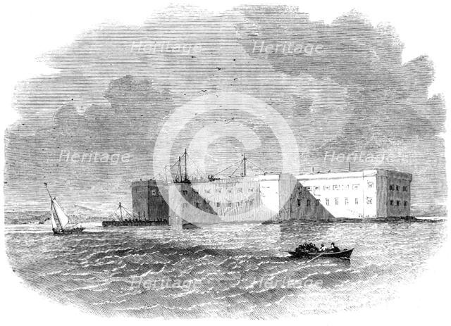 Fort Montgomery, at Rowse's Point, Lake Champlain, 1861. Creator: Unknown.