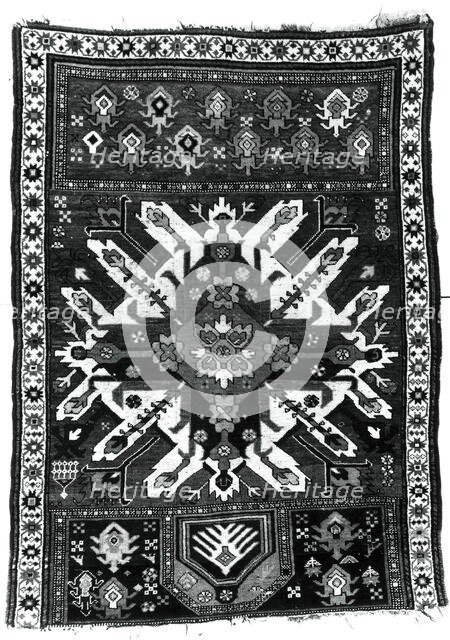 Karabagh Prayer Rug, Caucasus, 1875/1900. Creator: Unknown.