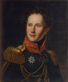 Portrait of Count Alexey Fyodorovich Orlov (1787-1862), c. 1810. Artist: Anonymous, 18th century  