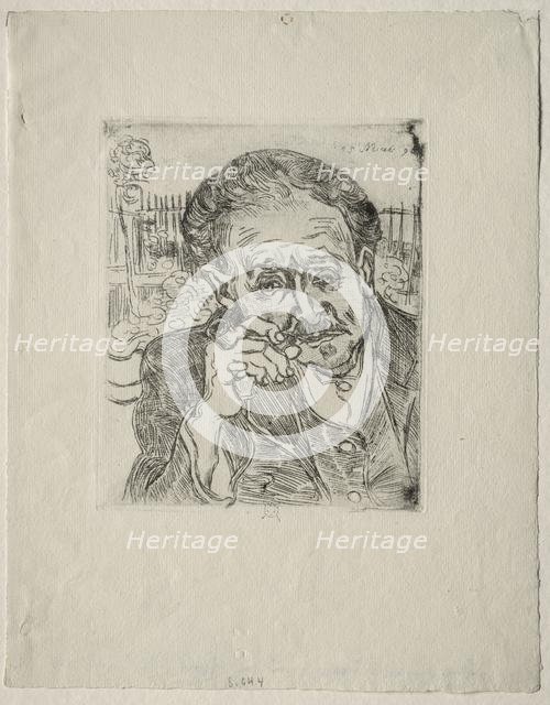 Dr. Gachet, 1890. Creator: Vincent van Gogh (Dutch, 1853-1890).