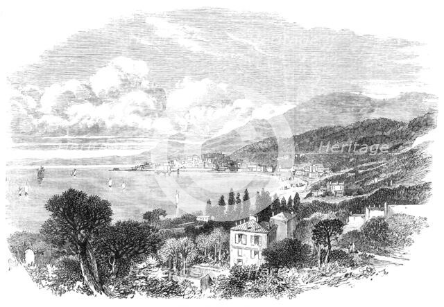 View of Mentone from the East, 1869. Creator: Unknown.