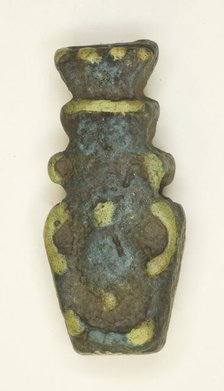Amulet of the God Bes, Egypt, Roman Period (30 BC-395 AD). Creator: Unknown.