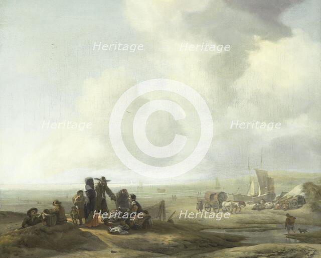 View on the Beach, 1650-1687. Creator: Jacob Esselens.