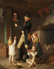 Jumping jack, 1879. Creator: Lindegren, Amalia (1814-1891).