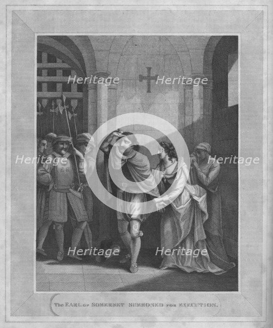 'The Earl of Somerset Summoned for Execution', 1838. Artist: Unknown.