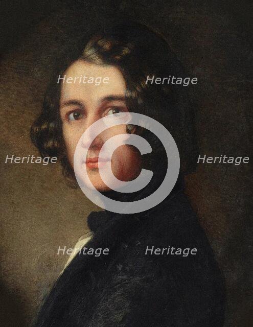 Portrait of Charles Dickens (Detail), 1843. Creator: Gillies, Margaret (1803-1887).